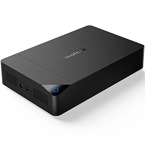 Inateck Boîtier de Disque Dur pour HDD et SSD SATA de 2.5"/3.5", Support UASP, Un Adaptateur d'alimentation 12V/2A Inclus, Pas Besoin d'Outils, Noir,FE3002