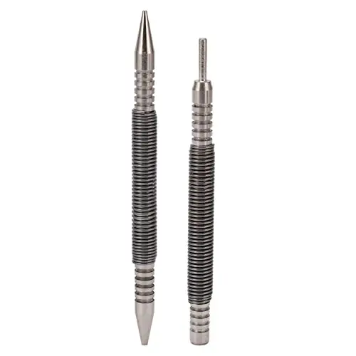 Set de 2 Cloueurs à Ressort en Acier au Carbone, 3500PSI, Double Tête pour Charnières et Quincaillerie d'Armoire