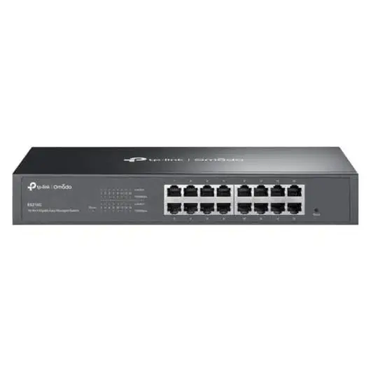 TP-Link Omada Es216g, Managed, L2, Gigabit Ethernet (10/100/1000), RacK-Einbau