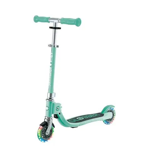 Globber - Flow Foldable Junior Lights - Trottinette 2 Roues Pliable pour Les Enfants dès 3 Ans