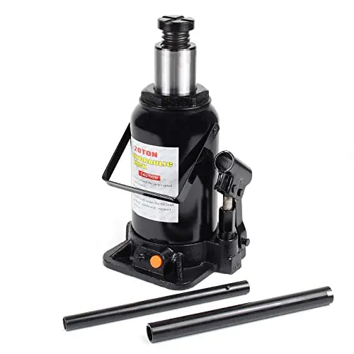 Cric Bouteille hydraulique 20T Vérin de Levage avec Fonction Descente Lente, 244-449 mm