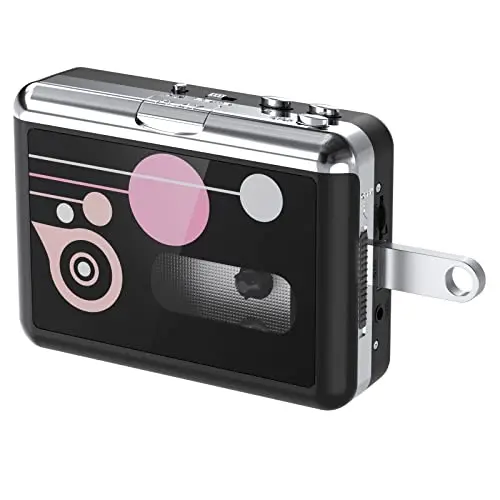 Lecteur cassette USB BR608 - Convertisseur de bande vers MP3 - Avec casque - Pas besoin de PC