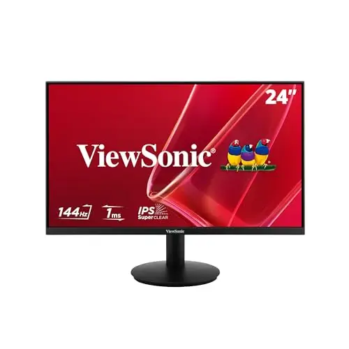 ViewSonic VA24G1-H Moniteur 24" 1080p Full HD 144 Hz 1 ms MPRT Panneau IPS HDM1 1.4, VGA, sans Scintillement