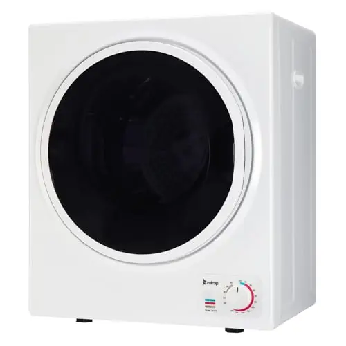 LEADZM sèche-linge,sèche linge séchage à évacuation compact 850W 2.5KG avec affichage pour différents modes de séchage, seche-linge portable pour appartements, maison, dortoir [Classe énergétique C]