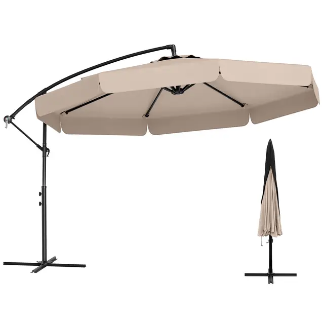 GOPLUS Parasol Déporté 3x3m