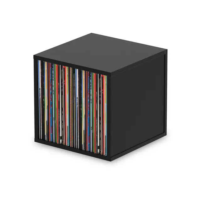 Glorious Record Box 110 black - Rangement pour vinyle