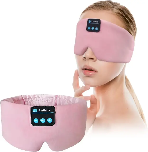 Joythink Masque de Sommeil Bluetooth Rose