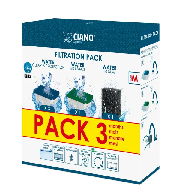 ciano cartouches filtre aquarium taille