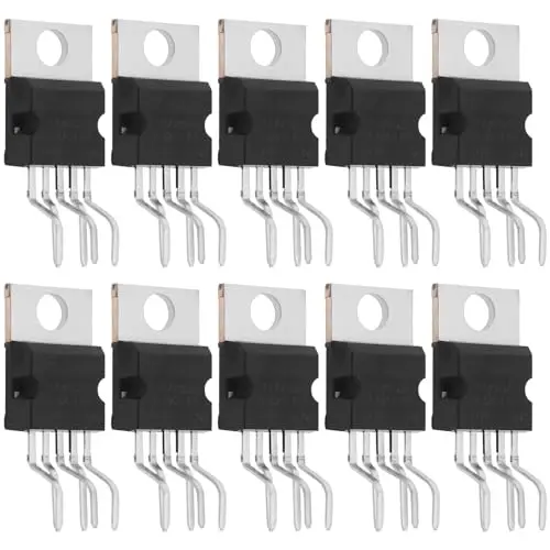10pcs Amplificateurs de Puissance Audio Hi-FI TDA2050 TDA2050A Protection Contre Les Courts-Circuits pour Amplificateur Audio de Classe Audio AB 32W 5 Broches