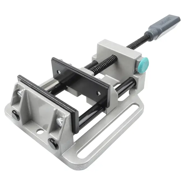 wolfcraft 3410000 - Étau Universel - Ouverture 100 mm - Largeur du mors de serrage 100 mm - Force de serrage 200 kg