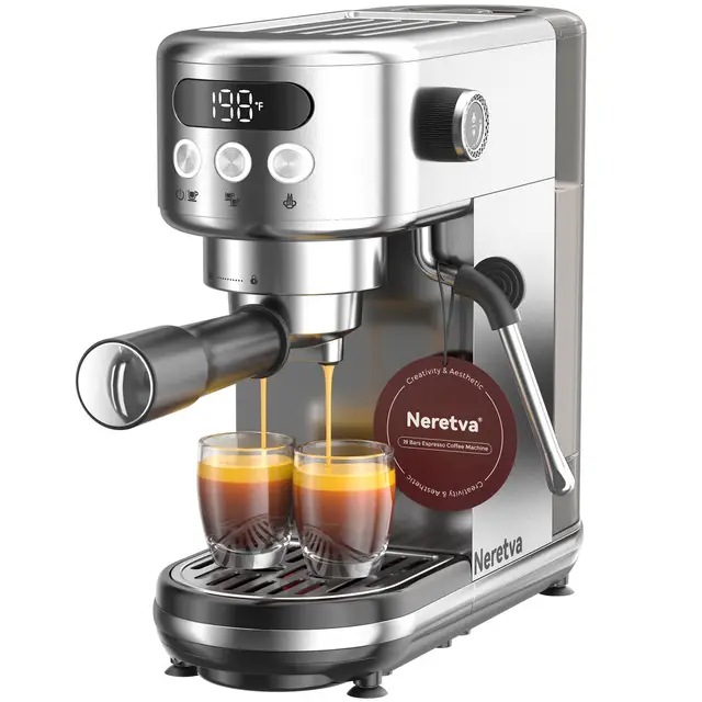 neretva machine café 20 bar 1350w inox