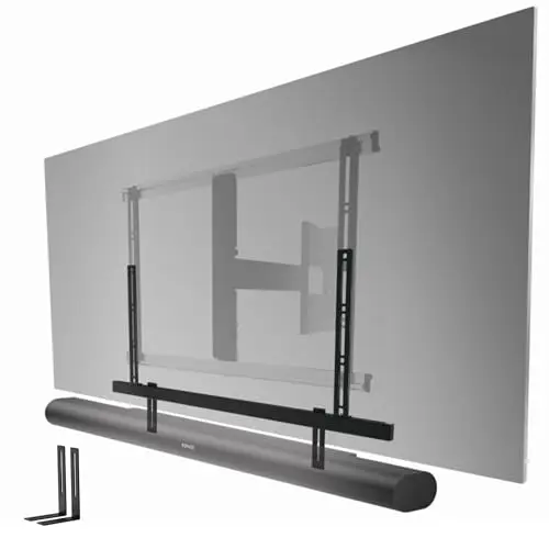 Support Premium Vogel’s pour barres de son Sonos – positionnement parfait pour Arc (Ultra), Beam & Playbar | Convient également à d’autres marques | Idéal en combinaison avec des supports TV pivotants