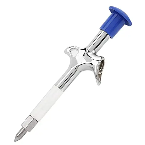 Pistolet à Graisse fettpresse mini chromée fettpresse mini Facile à Ranger, Tube intérieur en cuivre Pur, Mini Pistolet à Graisse pour Position de Remplissage Pistole per grasso