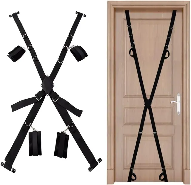 Entraînement en Suspension Sling Trainer Set pour entraînement avec ancrage pour Porte, Réglable, pour Fitness, à la Maison, en Voyage