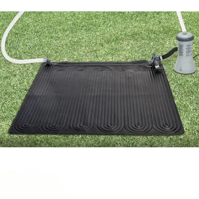 Hummelladen Tapis solaire permettant de réchauffer l'eau d'une piscine 120 x 120 cm Chauffage
