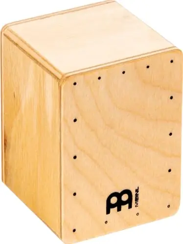 Meinl Percussion Mini Cajon Shaker - Instrument de Musique - Idée Cadeau - Bouleau Baltique, Naturel (SH50)