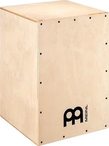 Meinl Percussion Headliner Cajon Instrument – Cajon compact avec caisse claire et son grave – Bouleau Baltique, Naturel (HCAJ100NT)