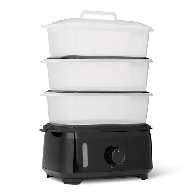 Amazon Basics Cuiseur à Vapeur 3 Étages