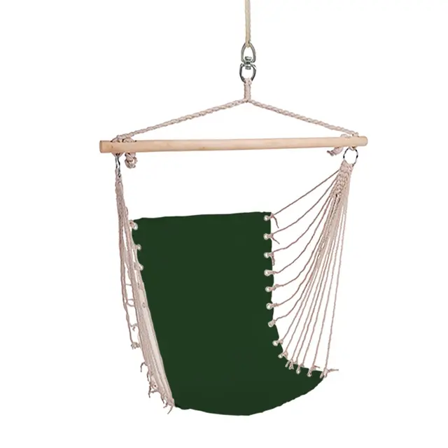 XXL Hängestuhl Hängesitz Hängesessel Hängeschaukel Hängematte Sitz Sessel Stuhl Grün Innen und Außen 100x60cm