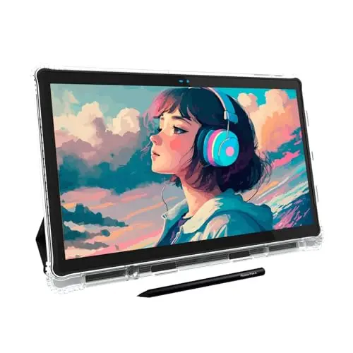 PicassoTab X14 Grande Tablette Graphique Autonome • sans Ordinateur, Écran Laminé 14", Apps de Dessin Pro, Tutoriels & Stylet Inclus • Portable, Meilleur Cadeau pour Graphistes Numériques -X14