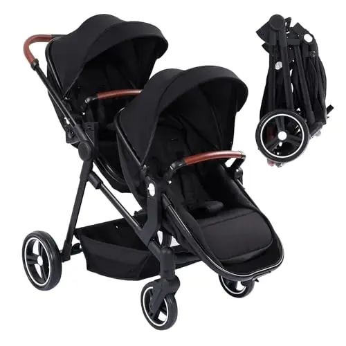 CherishCradle Poussette Double Compacte