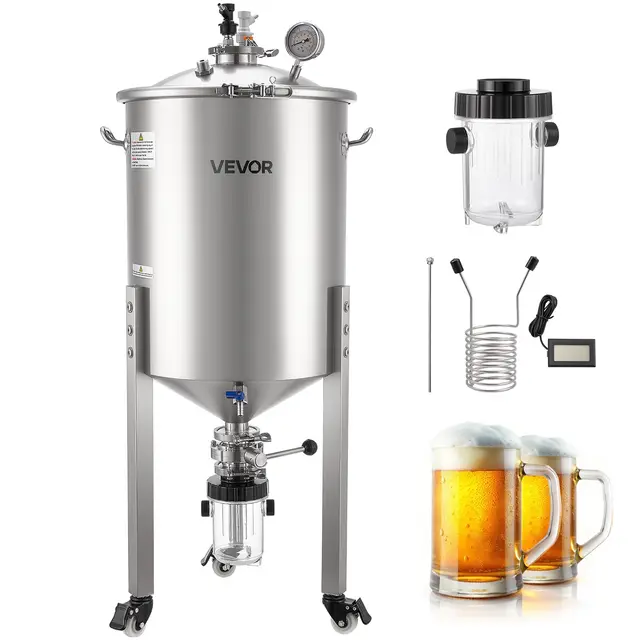 VEVOR Fermenteur Conique 60 L