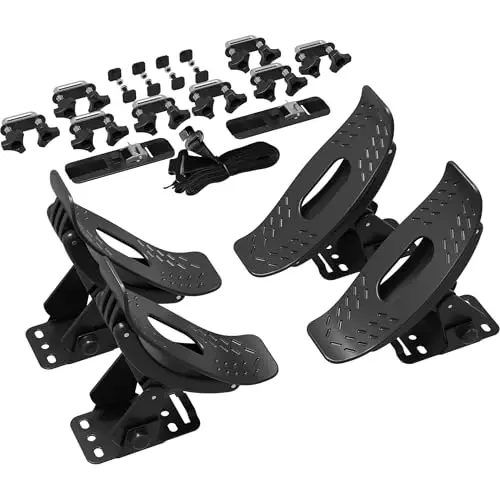 WilTec Galeries de Toit pour Canoës et Kayaks Porte-Bateau Support Bagages