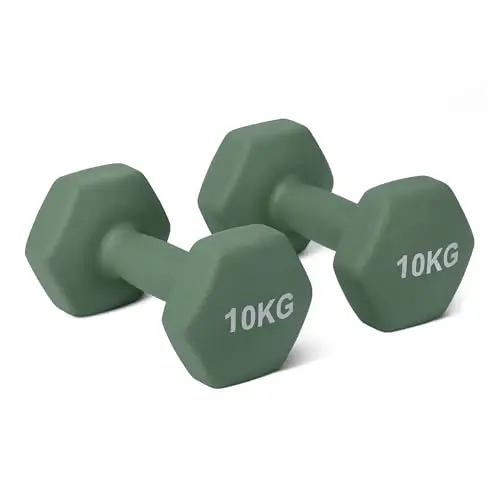 Amazon Basics Haltères Néoprène 10kg