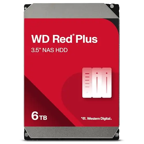 Western Digital WD Red Plus 3.5" 6000 Go Série ATA III