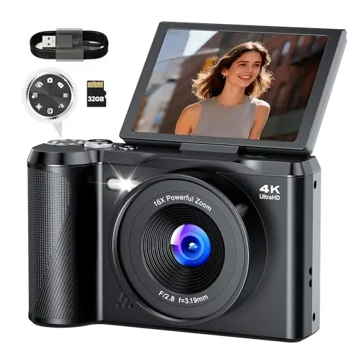 oiaalar appareil photo compact 4k