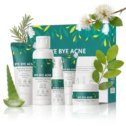 Set de Soins pour le Visage Complet Kit de Soins Visage Hydratant Nourrissant et Contrôle d'Huile Adapté à Tous les Types de Peau Idéal pour Cadeau Femme Beauté avec Mini Format de Voyage