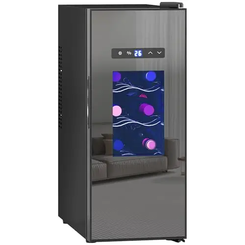 homcom cave à vin 12 bouteilles 30l