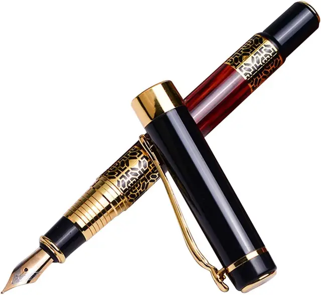 Stylo-plume de luxe premium en métal avec vernis piano - Plume A