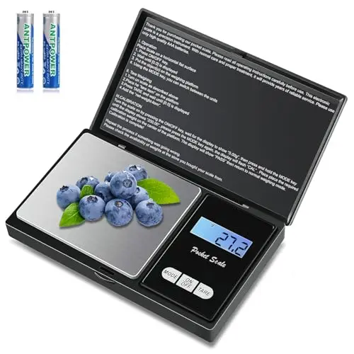 Mini balance de poche numérique de précision - 1 kg x 0,1 g - Multifonction - Pour cuisine, bijoux, herbes, thé, levure, café