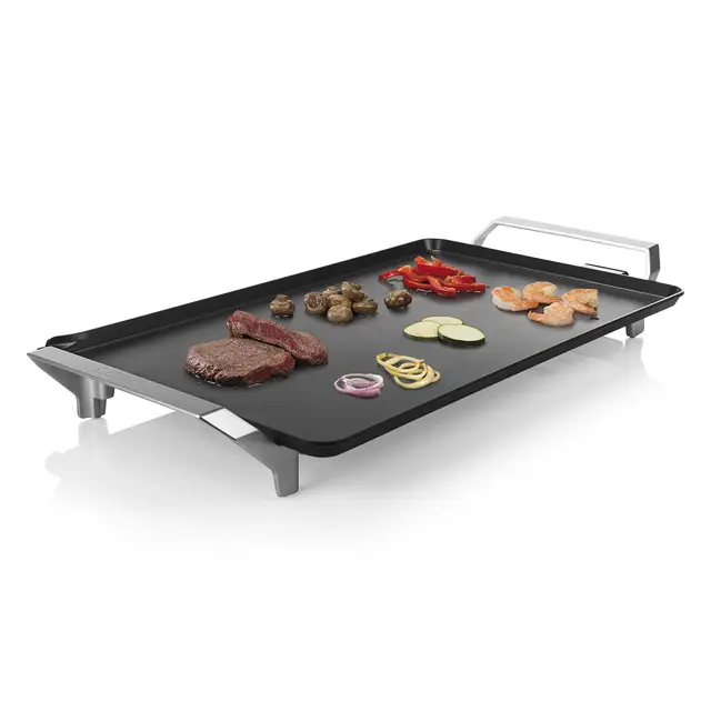 Princess Table Chef Premium XXL – Plaque de cuisson teppanyaki extra large 36 x 60 cm – Thermostat réglable avec précision – Câble de 1,5 m – Gril de table – 2500 W – 103120
