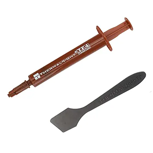 THERMALRIGHT TF4 Refroidissement de pâte thermique 1,5 g pour une conductivité élevée 9,5 W/MK, facile à utiliser, pâte thermique de qualité supérieure pour processeur/GPU/tous les refroidisseurs de