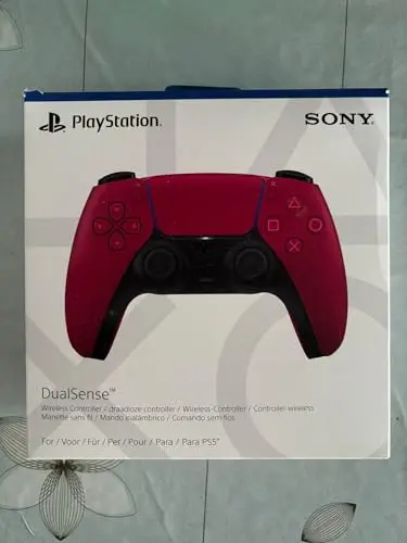 Sony Official PlayStation 5 - DualSense Wireless Controller - Cosmic Red (PS5)
