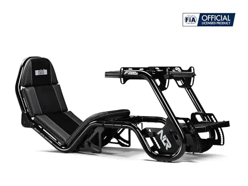 Next Level Racing F-GT Pro Formula and GT Racing Simulator Cockpit- Black Edition (NLR-R003)