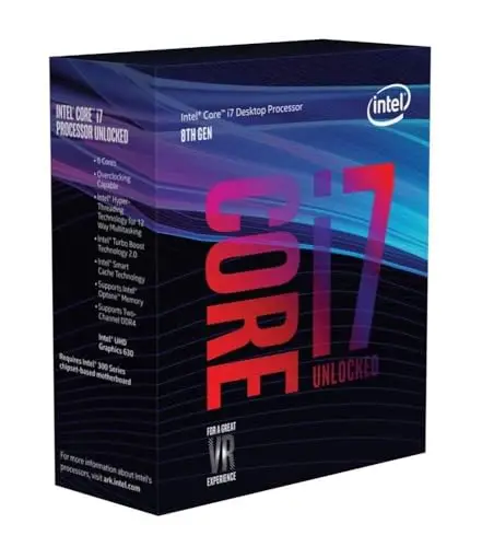 Intel Core i7-8700K Processeur (8ème génération de processeurs Intel Core i7, 3,7 GHz, 12 Mo Smart Cache, PC, 14 nm, 8 GT/s) (reconditionné)