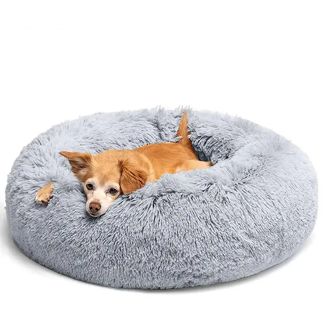 LUOJINYI Lit pour chien en forme de donut