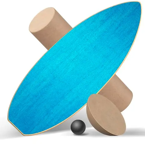 Balance Board,planche d’équilibre pour adultes,entraîneurs d'équilibre - planche d’équilibre en bois,Traitement antidérapant de surface