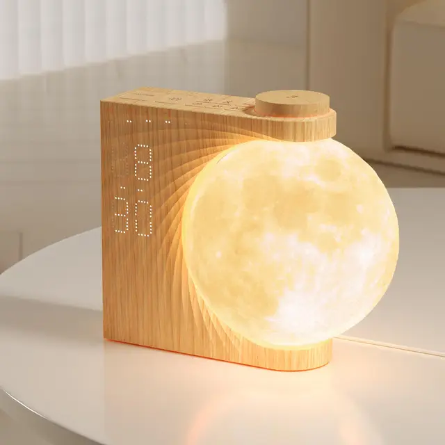 RETEYUNG Réveil et Veilleuse Enfant avec Simulateur d'Aube - Réveil Lumineux avec 15 Sonneries, Fonction Snooze, 8 Couleurs RGB, 10 Sons Naturels avec Minuterie - Cadeau pour Filles, Garçons