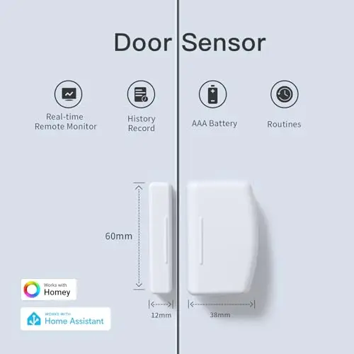 THIRDREALITY Zigbee Kontaktsensor, Tür- und Fenstermonitor, Hausautomation, funktioniert mit Home-Assistant, SmartThings, Hubitat Oder Echo-Geräten mit integriertem Zigbee-Hub, Hub erforderlich