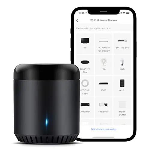 Broadlink Smart Home Hub, RM Mini3 Télécommande Universelle Intelligente WiFi IR, pour Tous Les contrôleurs infrarouges