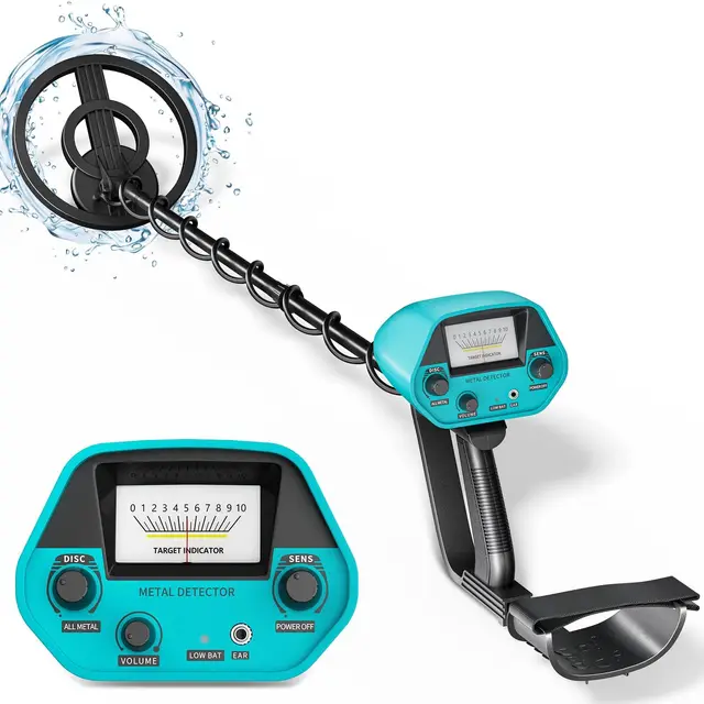 Détecteurs de Métaux avec Batterie Rechargeable, Réglables de 78 à 108 cm Haute Précision, Détecteurs de Métaux Professionnels Étanches, Enfants et Adultes