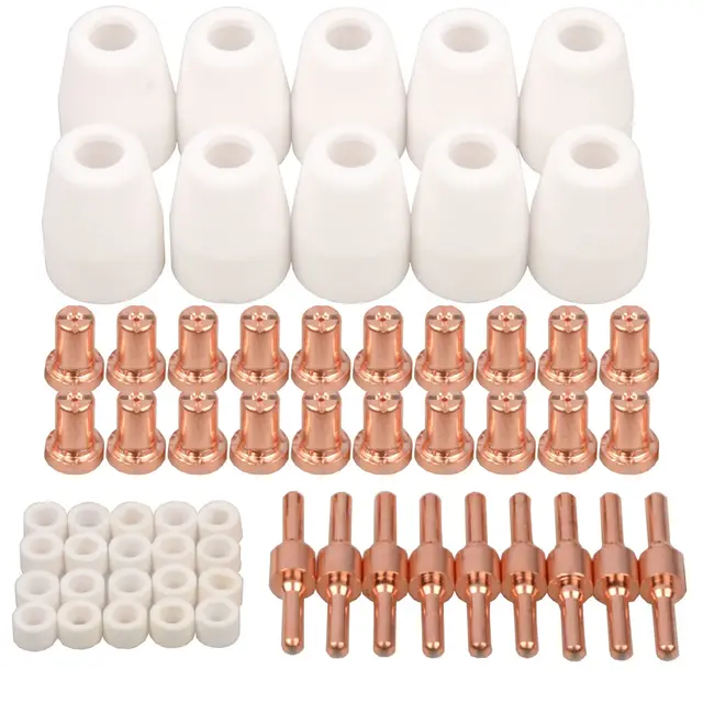 60 PCS Pt - 31 bus de coupe au plasma à air prolongé Électrodes consommables fit cut - 40 cut - 50D CT - 312