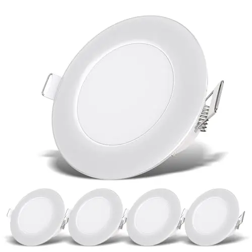 B.K.Licht Set de 5 Spots LED Salle de Bain