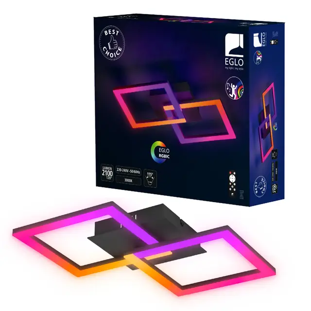Eglo Luminaire LED RGBIC Plafonnier