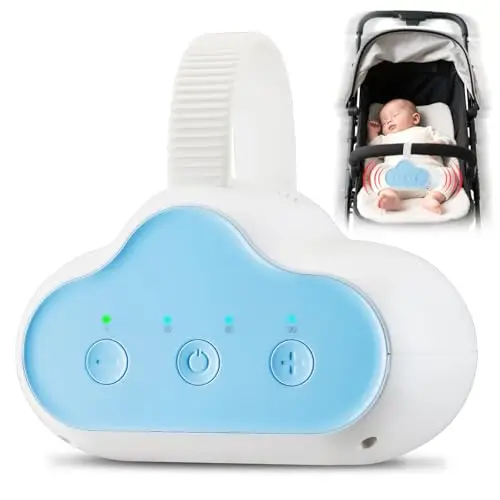 Baby Rocker, Bercement Poussette avec 3 Intensités de Balancement Réglables et Minuterie de 30, 60 et 90 Minutes, Bercez Doucement la Poussette (Bleu)