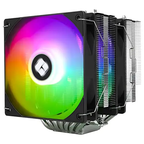Thermalright TR Phantom Spirit 120SE ARGB CPU Cooler, 7 pipes Heat Pipes CPU Cooler, Dual 120 mm TL-C12B-S V2 PWM Fan, AGHP 4.0 Technilogy, S-FDB Bearing, Voor AMD AM4 AM5/Intel 1700/115X/1200/1851